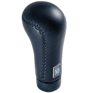Nardi Prestige Black Leather Gear Knob For: Subaru Impreza GC8 GF8 WRX STI 92-00 - Picture 1 of 1