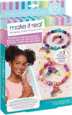 Make It Real: Rainbow Dream Jewelry Kit - Create 3 Unique Charm Bracelets & A...