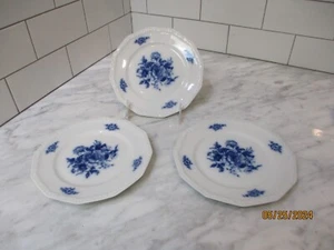 (3) Rosenthal Germany MARIA (blue and white) Bread And Butter Plates 12 Sided - Picture 1 of 4
