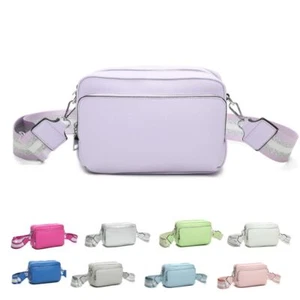 Bolso de hombro pequeño con cremallera frontal y múltiples bolsillos para mujer Bolso bandolera triple cremallera - Imagen 1 de 17