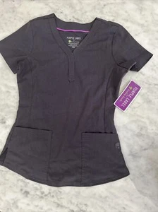Nueva Blusa Médica Healing Hands Etiqueta Púrpura 2167 Jane Cuello en V 2 Bolsillos - Imagen 1 de 2