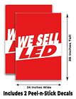 We Sell Led Signicade 24x36 Aframe Sidewalk Sign Banner Decal Lighting
