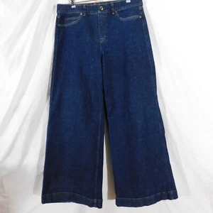 Spanx Damen Gr. XL Wide Leg Pull On Jeans Raw Indigo - Bild 1 von 5