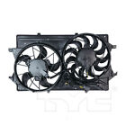 Dual Radiator And Condenser Fan Assembly Tyc 620720 Fits 00-02 Ford Focus