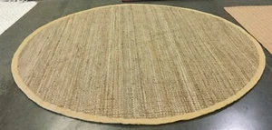 NATURAL 9' X 9' Round Broken Thread Rug, Reduced Price 1172658458 NF730C-9R - Picture 1 of 4