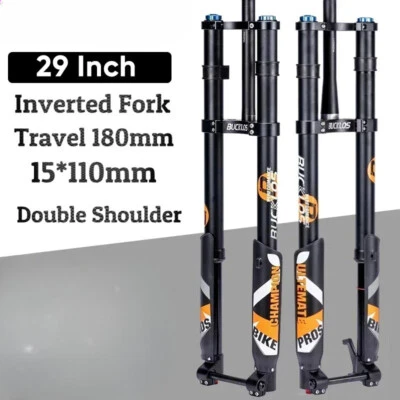 26/27.5/29er MTB Ebike Air Suspension Fork Boost 15x110mm Hub DH Travel 180mM - Image 1 of 4