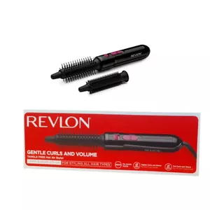 REVLON Tangle Free Hot Air Styler Drying Styling Curling Black Ladies RVHA6017UK - Picture 1 of 1