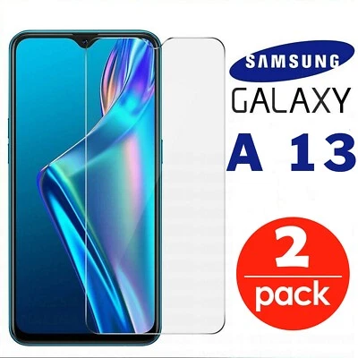 2 PELLICOLA  in VETRO TEMPERATO per SAMSUNG GALAXY A13 PROTEZIONE SCHERMO - Immagine 1 di 4