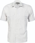 DNC workwear Cotton Blend Short Sleeve Epaulette Work Shirt Size S M L XL - 5XL