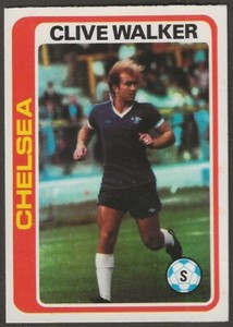 TOPPS-FOOTBALL (PALE BLUE BACK 1979)-#102- CHELSEA - CLIVE WALKER 