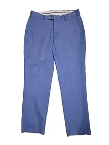 PETER MILLAR Ultimate Pants Men Size 33 X 28 Pima Cotton Stretch Washed Blue - Picture 1 of 4