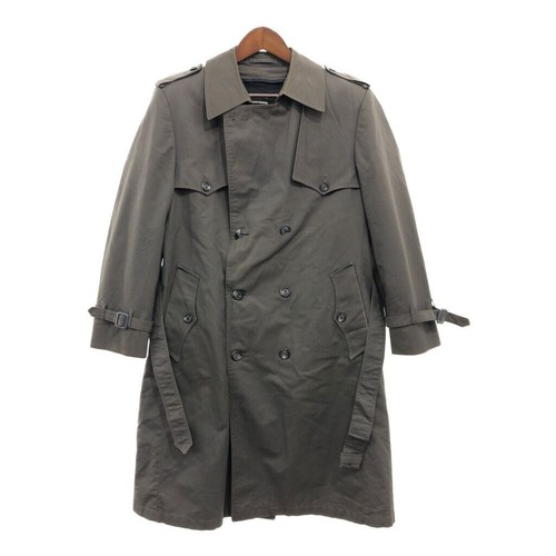 Cappotto lungo donna CHRISTIAN DIOR grigio fodera lana anni 80 taglia 40