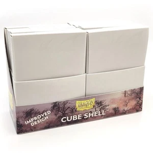Deck Boxes Simple Deck Boxes Dragon Shield: Cube Shell - Ashen White (8) - Picture 1 of 1