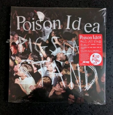 POISON IDEA Pig'sLast Stand 2xLP PUNK ROCK Hardcore REISSUE Bonus DVD Poster NEW - Image 1 of 3