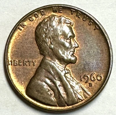 Nice 1960-D/D Lincoln cent D over D RPMM  Uncirculated Free US Shipping  #5 - Image 1 of 3