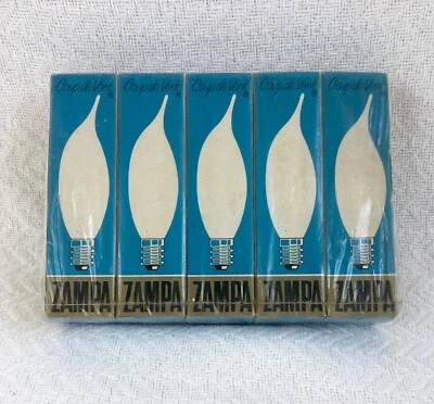 ZAMPA Vintage New 25W 120v Clear Decorative Bulbs | 5-pack in Orig Shrink Wrap - Image 1 of 4