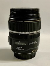Used Canon EFS 17-85mm F/4-5.6 USM Zoom W Image Stabilization 2004 Made In Japan