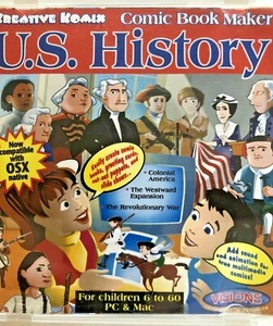 KREATIVE KOMIX Comic Book Maker "U.S. History" by Visions/ PC & Mac - Picture 1 of 4