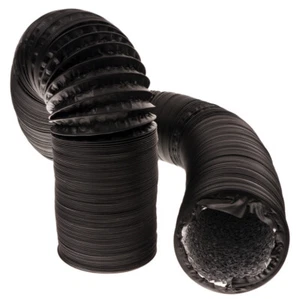 5m Alu/PVC Flexrohr 127mm Lüftungsrohr flexibel Klimaanlage Abluftschlauch Grow - Bild 1 von 5