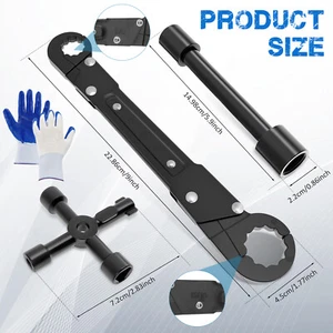 Professional Plumbing Tool Wrench Glove Kit for Electrical Water Gas Train bezzb - Picture 1 of 11