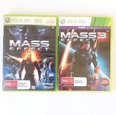 Mass Effect 1 & 3 Microsoft Xbox 360 PAL | Tested And Working  - Image 1 of 4