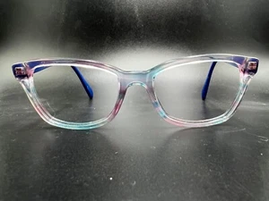 Unisex Youth Ray-Ban Eyeglasses Kids RB 1591 Full Frame Square Plastic Blue Red - Picture 1 of 10