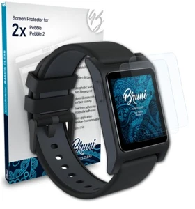 Bruni 2x Proteggi Schermo per Pebble Pebble 2 Pellicola Protettiva - Zdjęcie 1 z 4