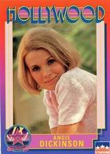 Angie Dickinson, Film and T.V. Actress on 1991 Hollywood Walk of Fame Card #68