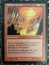 MTG Red Enchantment Sulfuric Vortex Scourge 106/143 Regular Rare Mint 2003