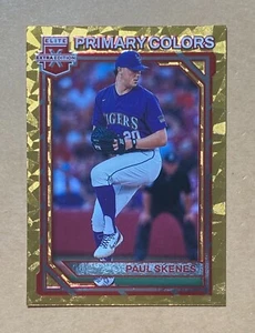 2023 Panini Elite Extra Edition #PC-3 Paul Skenes Primary Colors Rookie RC - Picture 1 of 2