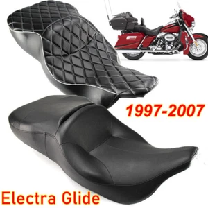 Asiento de pasajero de dos pasajeros para Harley Electra Glide Ultra Classic FLH 1996-2007 - Imagen 1 de 34