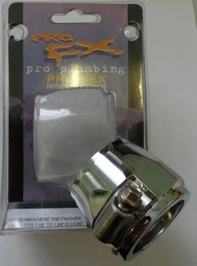 PROFX BY GOODRIDGE CHROME ALLOY HOSE END FINISHER 1.5" to 1.75" ID RADIATOR HOSE - Picture 1 of 1
