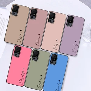 Funda blanda personalizada con nombre a prueba de golpes para fundas de teléfono TCL 50/30/40 XE 503 505 - Imagen 1 de 44