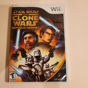 Nintendo Wii Video Game Star Wars The Clone Wars Republic Heroes - Complete! - Picture 1 of 3
