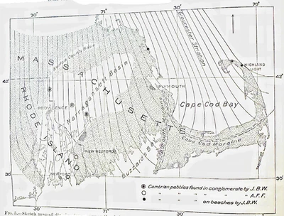 GEOLOGY of the NARRAGANSETT BASIN  1899 US Geological Report - Image 1 of 4