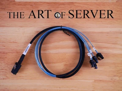 Cable SAS SFF-8087 a 4x SATA avance 41 pulgadas [CBL-A0110L-03] Foto 1 de 3