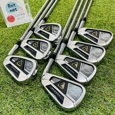 Callaway LEGACY BLACK Forged Iron 4-9+Pw 7Pcs RH Memphis 10 Steel Shaft Used Men - Image 1 of 4