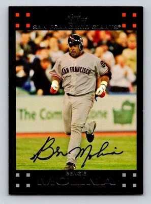 2007 Topps #342 Bengie Molina San Francisco Giants - Image 1 of 2