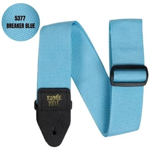 Breaker Blue Ernie Ball Guitar Strap/Bass Strap 5377 Polypro W-LH Ends 2" Wide - Picture 1 of 8