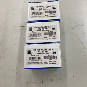Lot Of 3 Brady Portable Thermal Labels PTL-15-423 - Picture 1 of 2