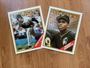 Wählen Sie zwei Vintage 1989 Pittsburgh Pirates MLB Ordner! Mike Dunne, Bobby Bonilla! - Bild 1 von 5