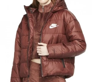 NIKE HOODED WOMENS JACKET SIZE :M BRONZE ECLIPSE RRP:89.99£!! - Picture 1 of 18