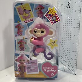 New Fingerlings Fashionista Tiffany (Pink & Purple) With 3 Outfits No Back Box