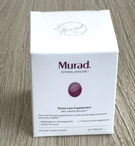 Murad Stress Less Supplements Skin Health Booster - 60 Tablets - New Sealed - Picture 1 of 4