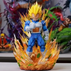 ✅ Figurine Dragon Ball Z Vegeta Super Saiyan 36 cm Statuette de Collection Anime - Imagen 1 de 4