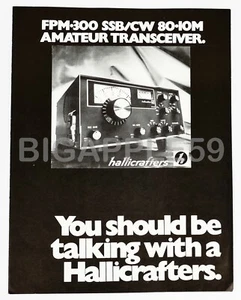 Hallicrafters FPM-300 SSB/CW Amateur Transceiver Factory Brochure **SCARCE** - Picture 1 of 3