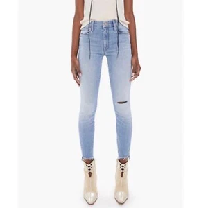 NWT MOTHER The Looker Step Ankle Fray Despite Differences Jeans 25 - Picture 1 of 12