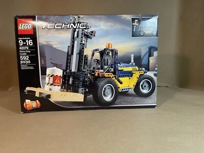 Lego Technic Heavy Duty Forklift (42079) Building Kit 592 Pcs Retired Set  - Image 1 of 4