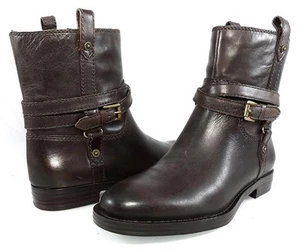 NEU IM KARTON 149 $ ENZO ANGIOLINI ELISSA ZUM ÜBERZIEHEN MOTO SCHNALLENRIEMEN STIEFELETTEN BIKER 6 36 - Bild 1 von 7