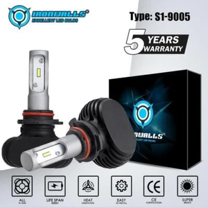 9005 HB3 LED Headlight High Bulbs Kit for Chevrolet Silverado 1500 2500 3500 HD - Foto 1 di 12